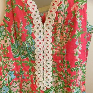 Lilly Pulitzer Dress Pink, Green, White